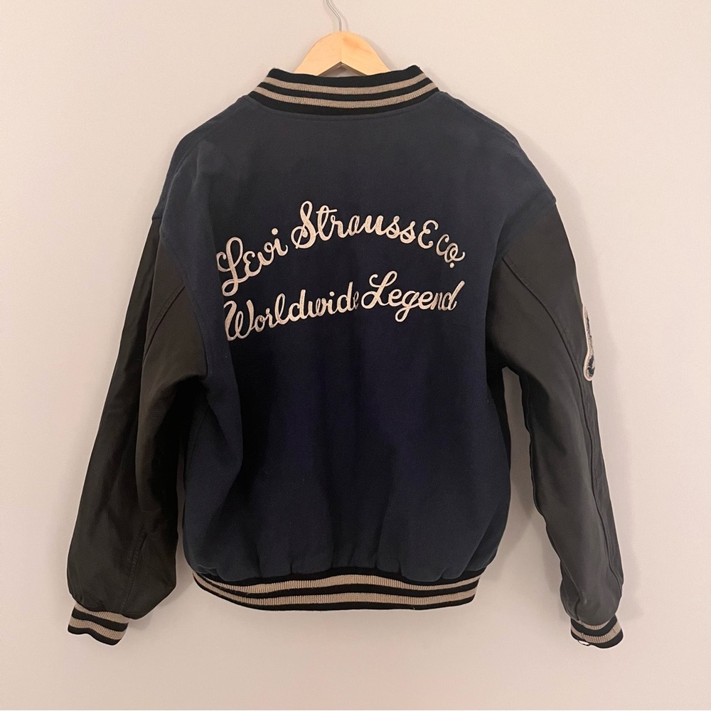 Vintage Levi Strauss & Co. Black and Cream Jacket
